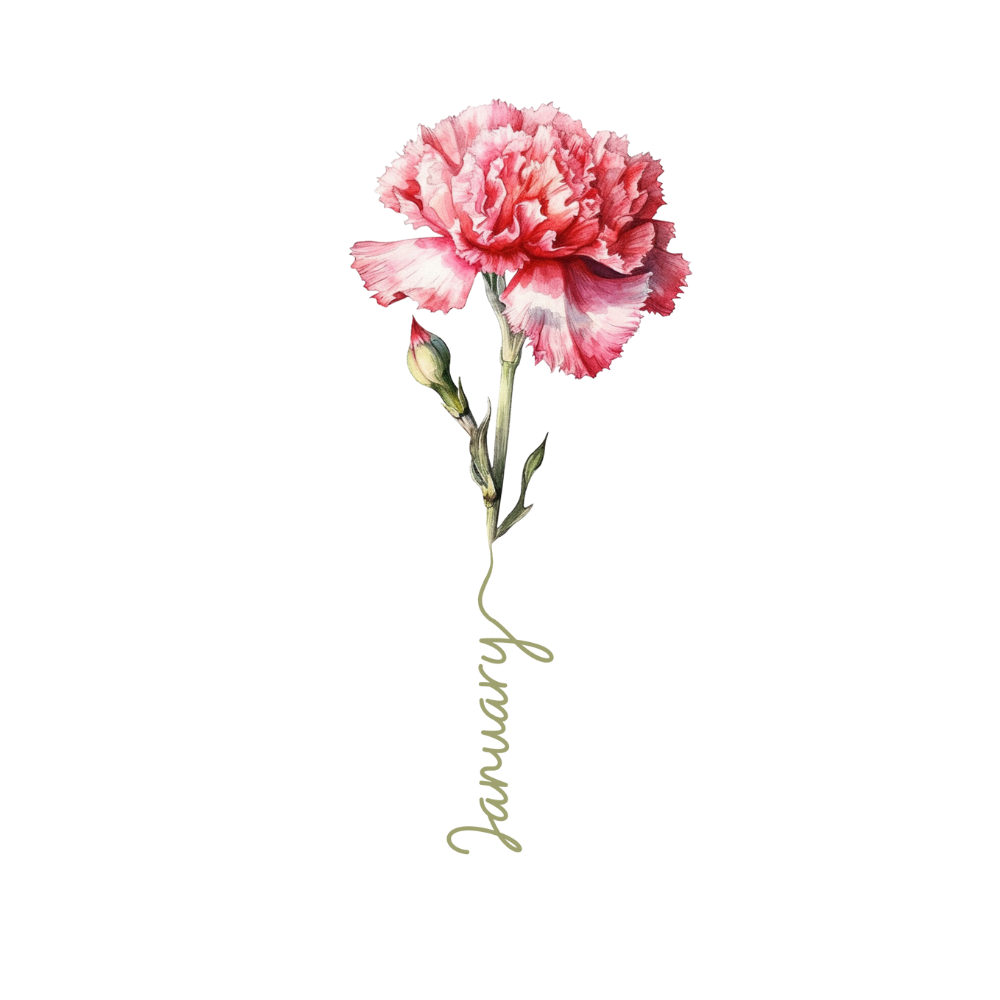 Personalized Birth Flower & Name  Notebook