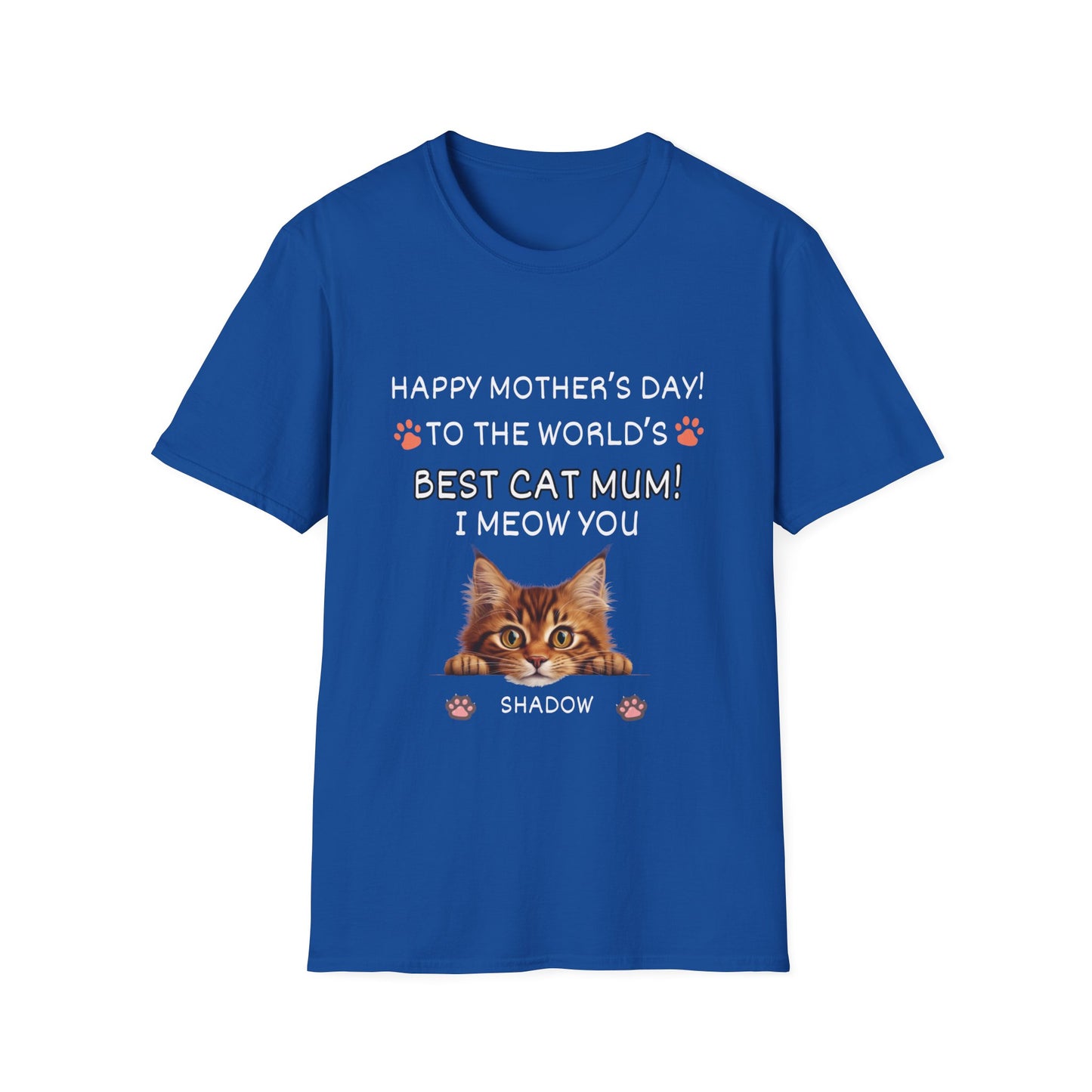 Best Cat Mum "I Meow you"-Unisex Softstyle T-Shirt**