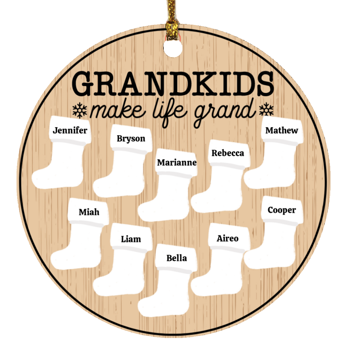 Personalize Christmas Stocking Ornament