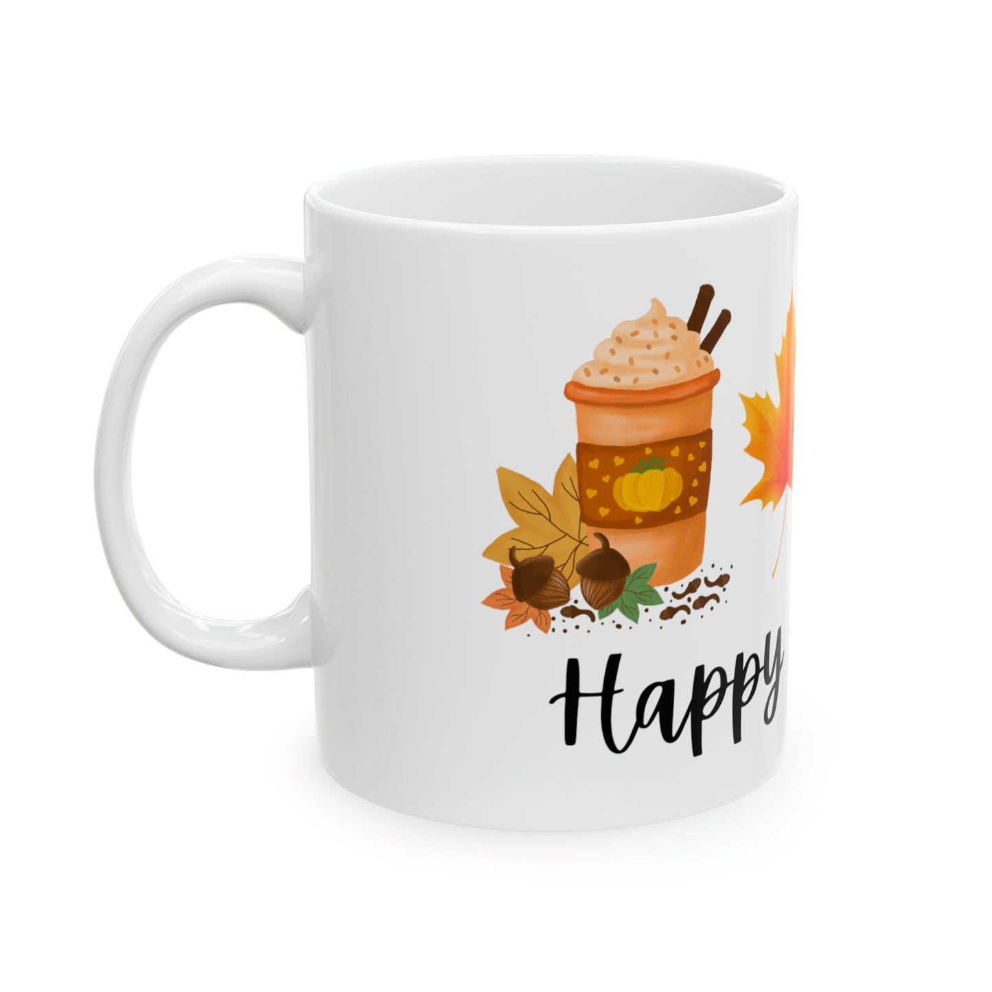 Happy Fall Y'all. Ceramic Mug, 11oz