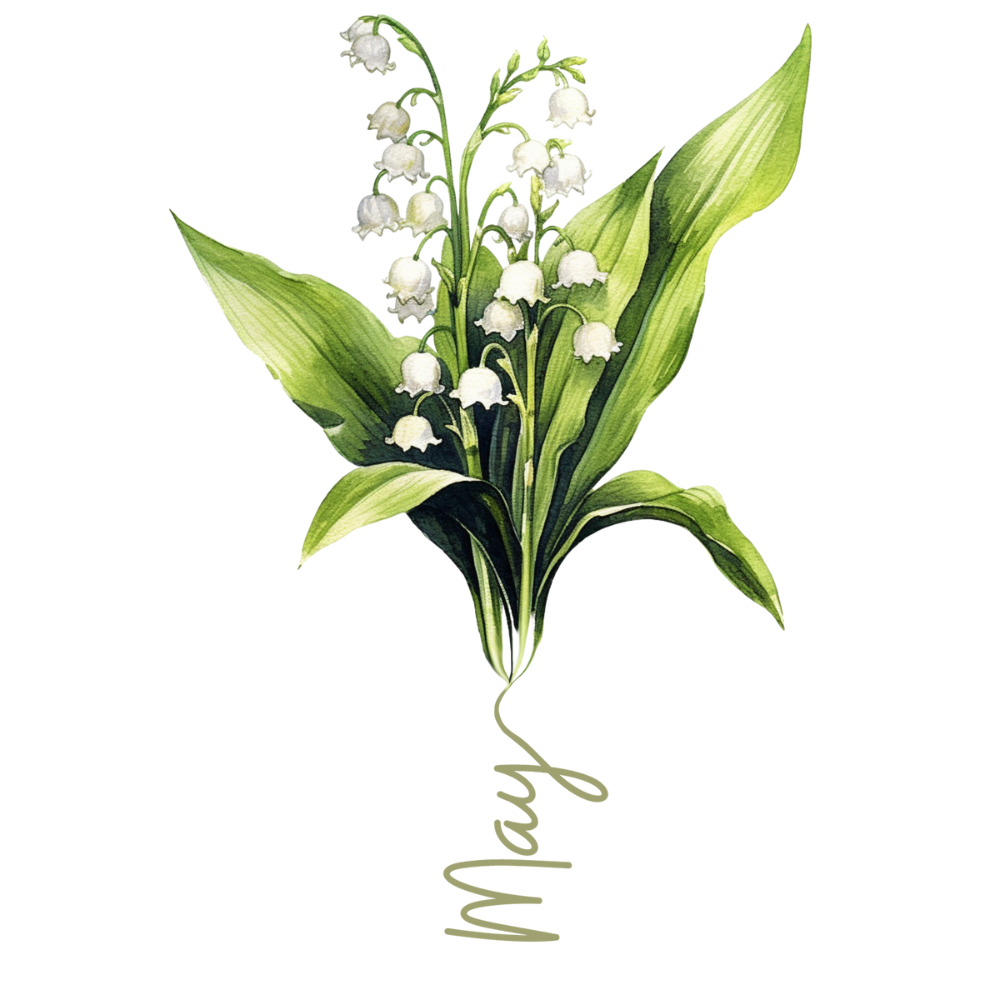 Personalized Birth Flower & Name  Notebook