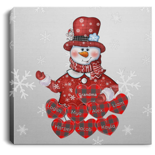 Grandma Love Square Canvas .75in Frame