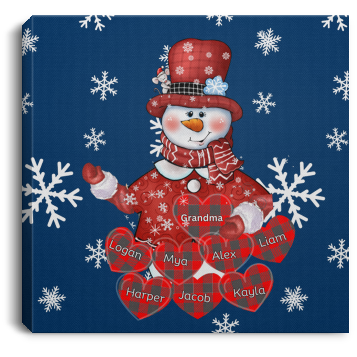 Grandma Love Square Canvas .75in Frame