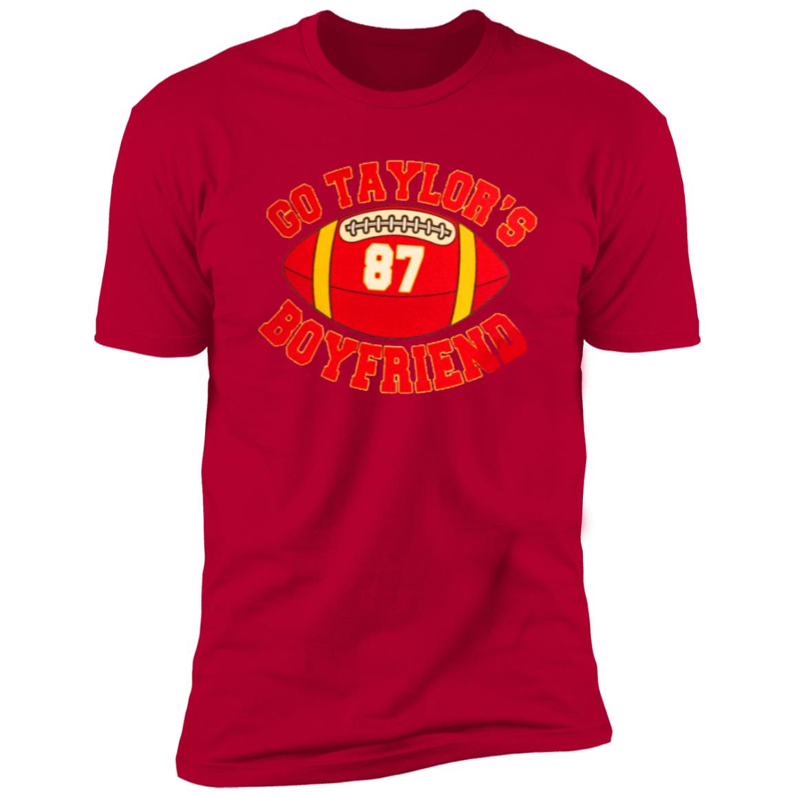 GO TAYLOR'S BOYFRIEND 87. Short Sleeve Tee