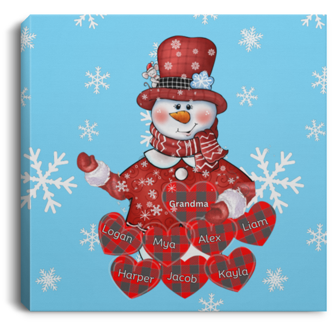 Grandma Love Square Canvas .75in Frame