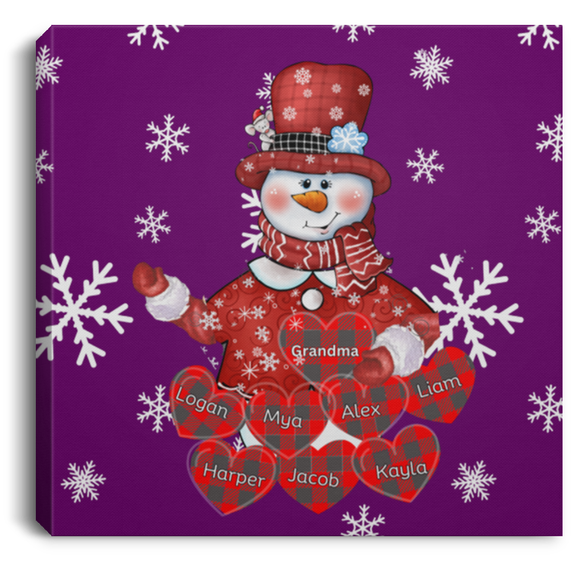 Grandma Love Square Canvas .75in Frame