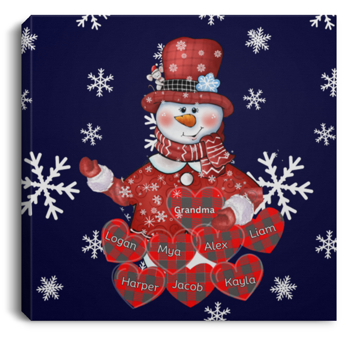 Grandma Love Square Canvas .75in Frame