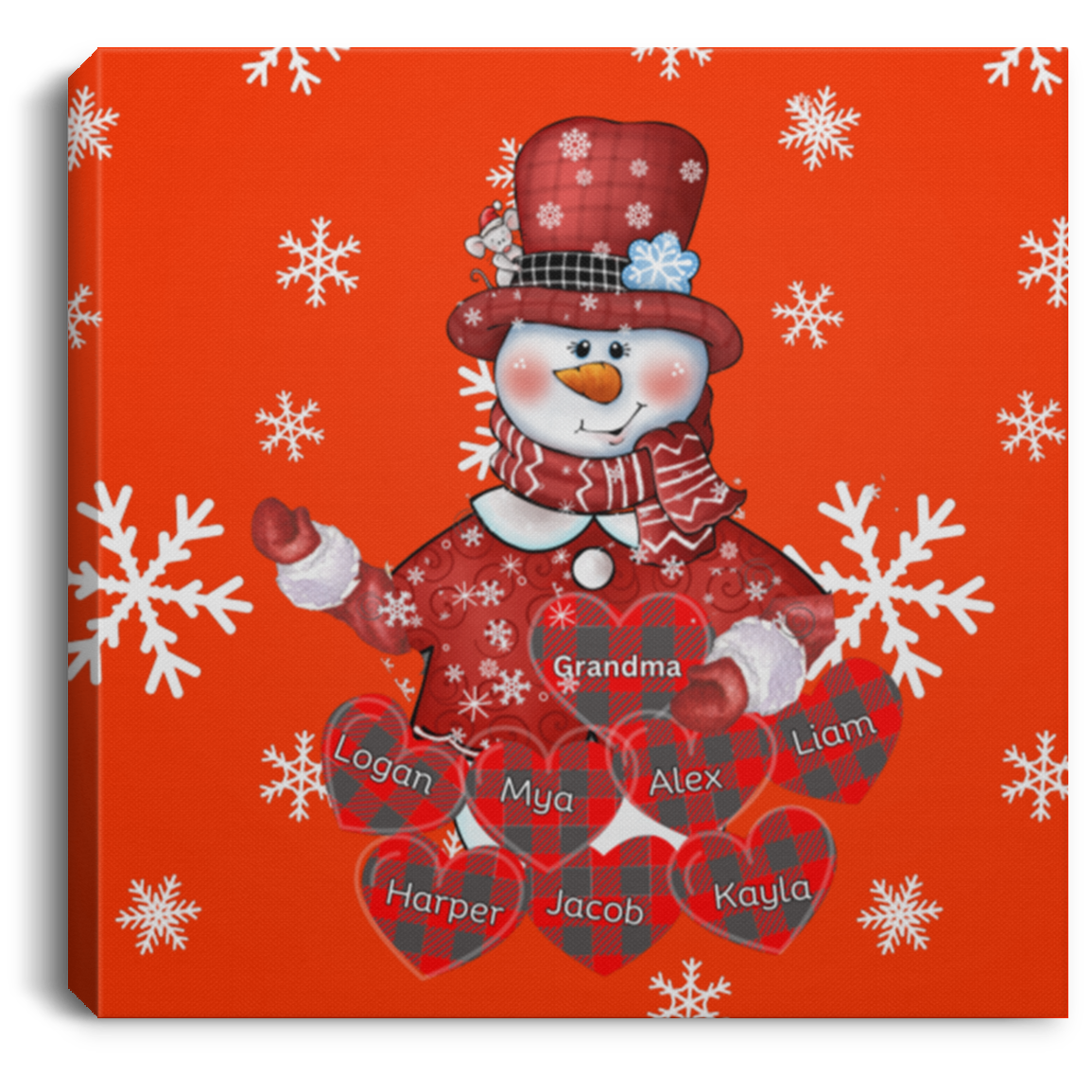 Grandma Love Square Canvas .75in Frame