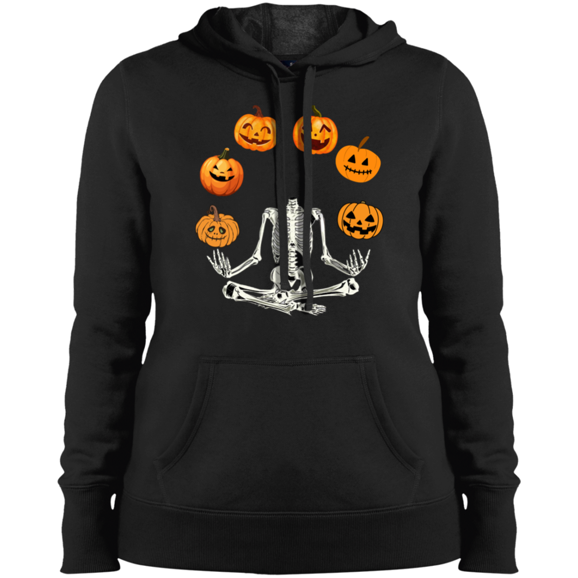 Pumpkins Heads Pullover Hooded Sweatshirt