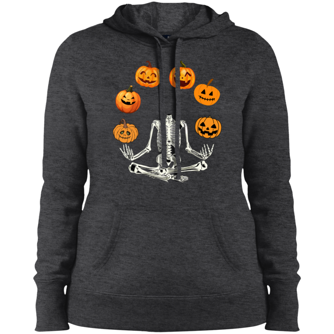 Pumpkins Heads Pullover Hooded Sweatshirt