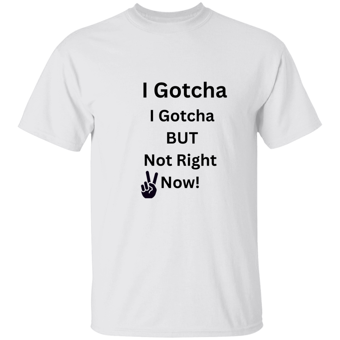 I Gotcha, I Gotcha But Not Right Now