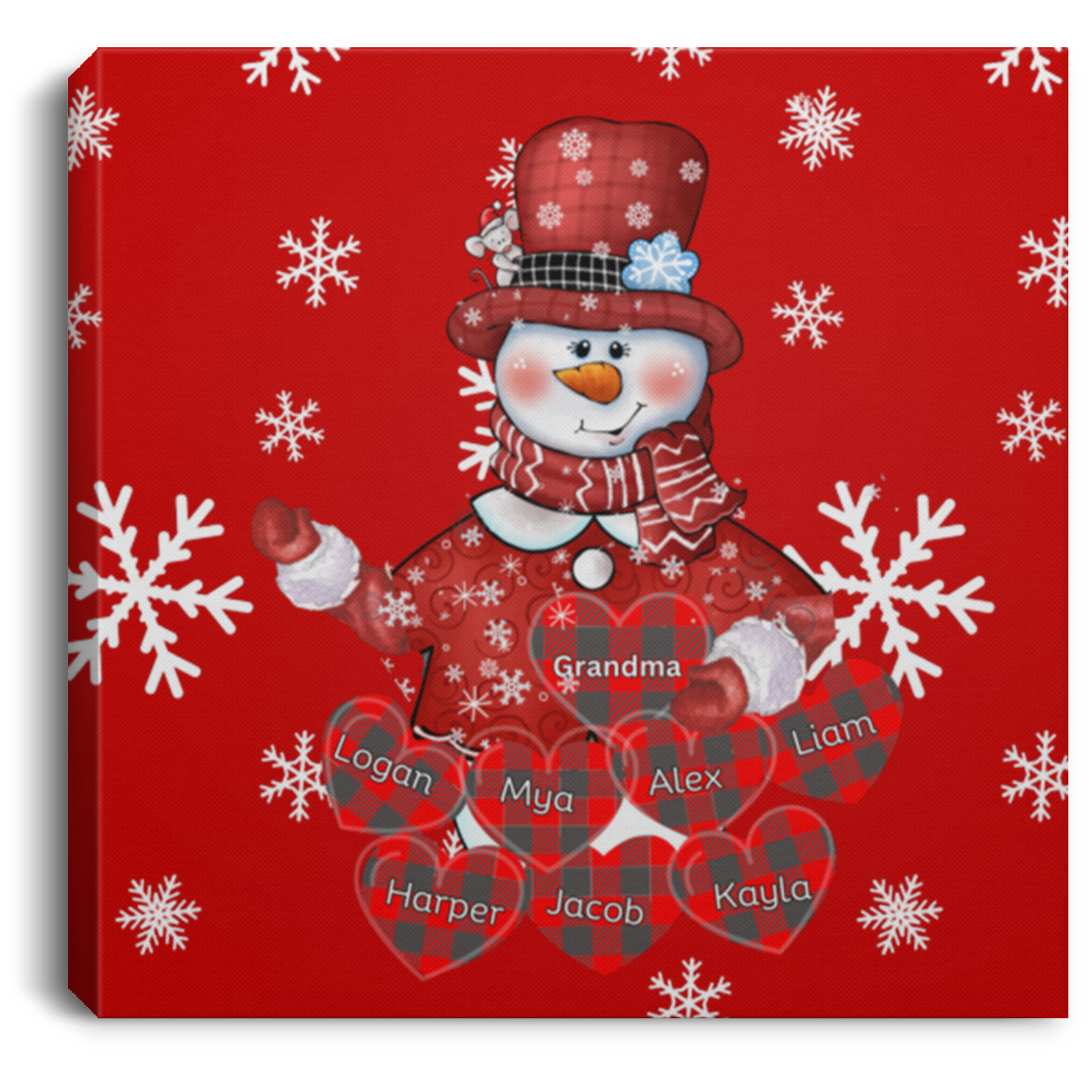 Grandma Love Square Canvas .75in Frame