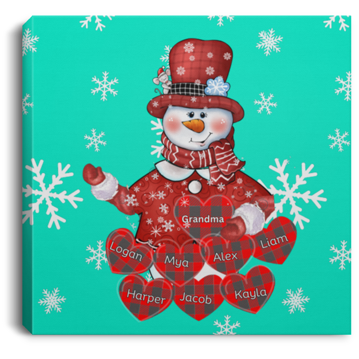 Grandma Love Square Canvas .75in Frame