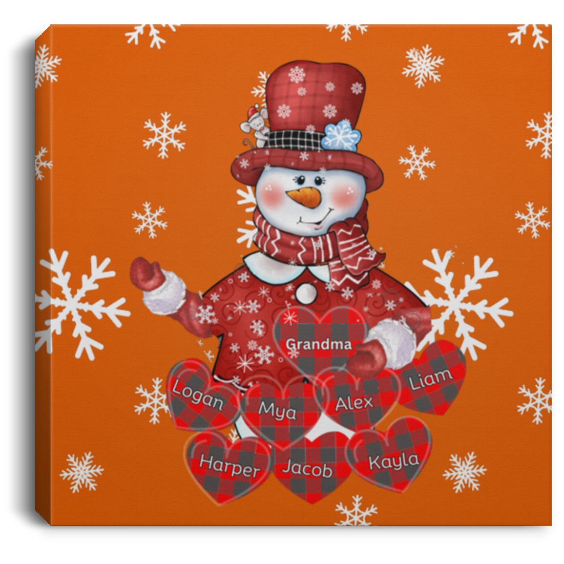 Grandma Love Square Canvas .75in Frame