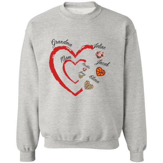 Grandma/Mom Pullover Crewneck Sweatshirt