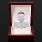 Gift for Mommy-I Love You -Forever Love Necklace