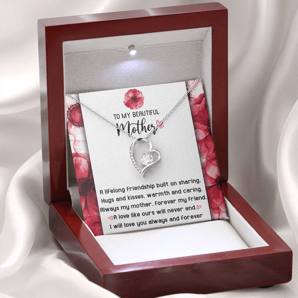 Gift for Mom-Will Never End-Forever Love Necklace