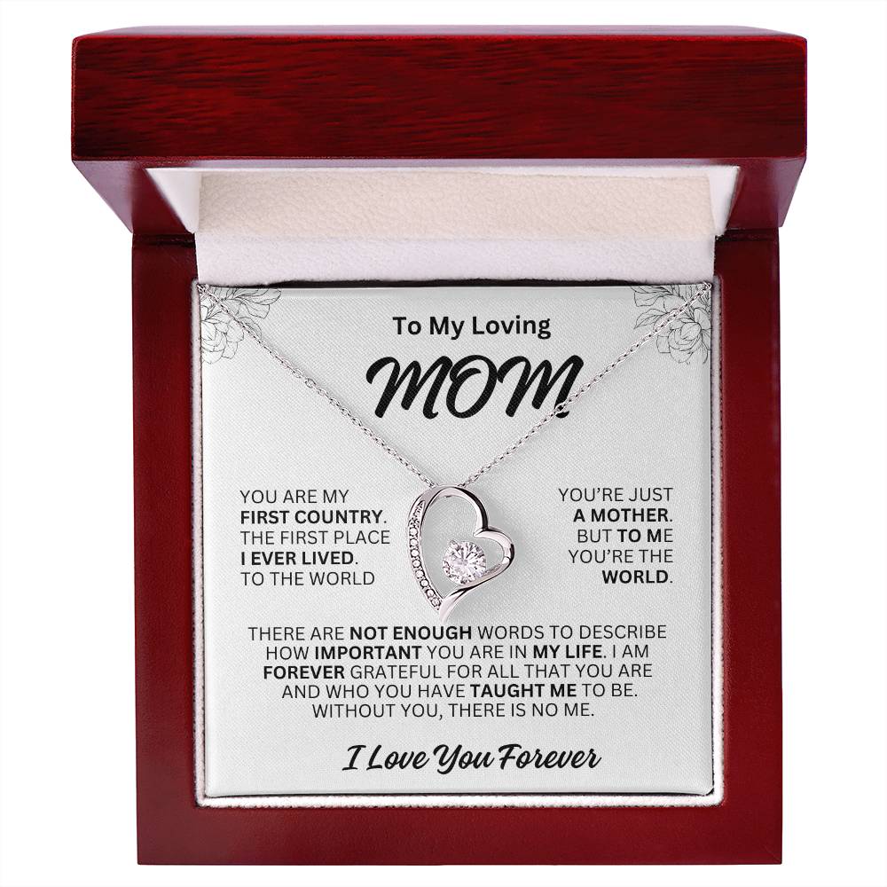 Gift For MOM- You're The World-Forever Love