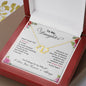 Gift for Daughter- Everlasting Love necklace with Roses design