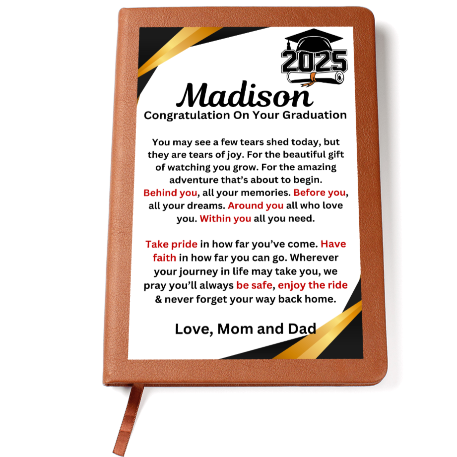 Graduation Gift Journal-Personalize Name