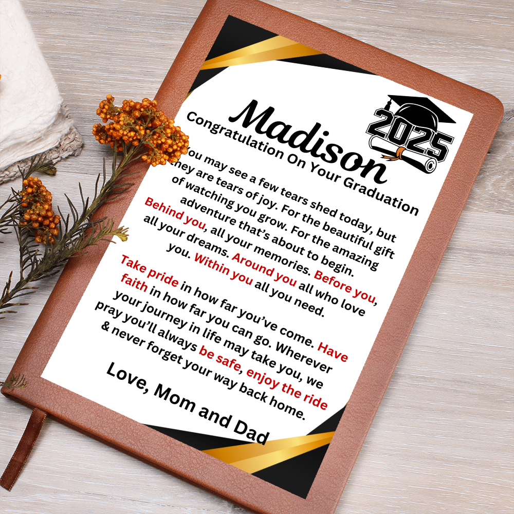 Graduation Gift Journal-Personalize Name