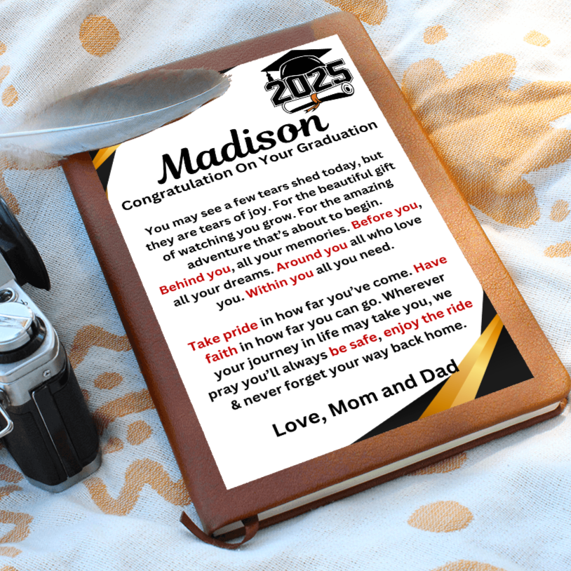Graduation Gift Journal-Personalize Name