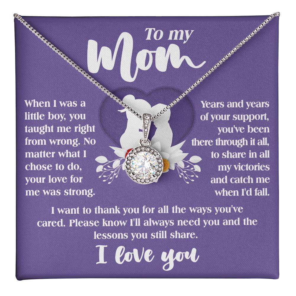 Gift For Mom From Son-Ways You've Cared-Eternal Hope Necklace