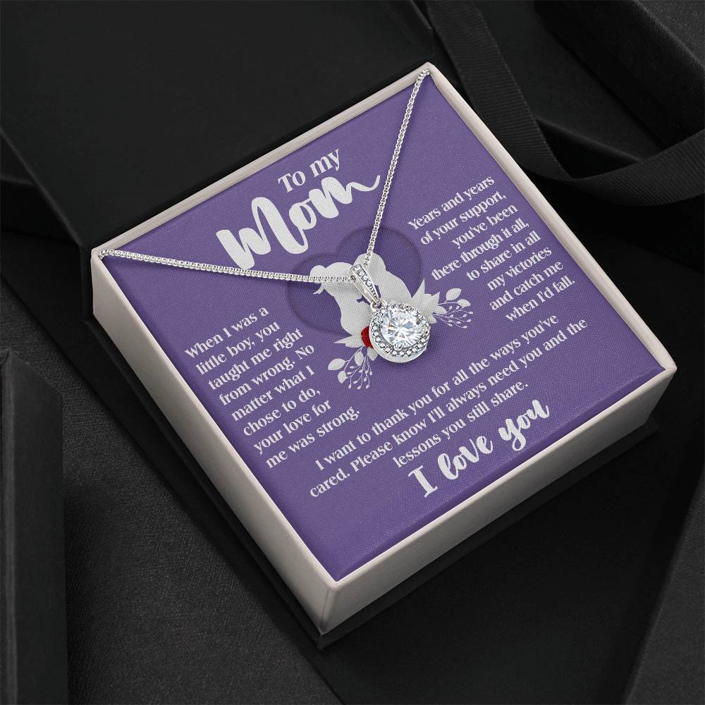 Gift For Mom From Son-Ways You've Cared-Eternal Hope Necklace