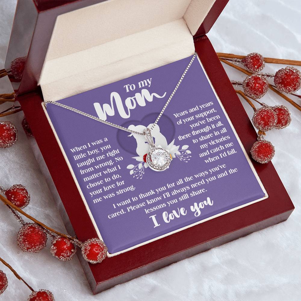 Gift For Mom From Son-Ways You've Cared-Eternal Hope Necklace