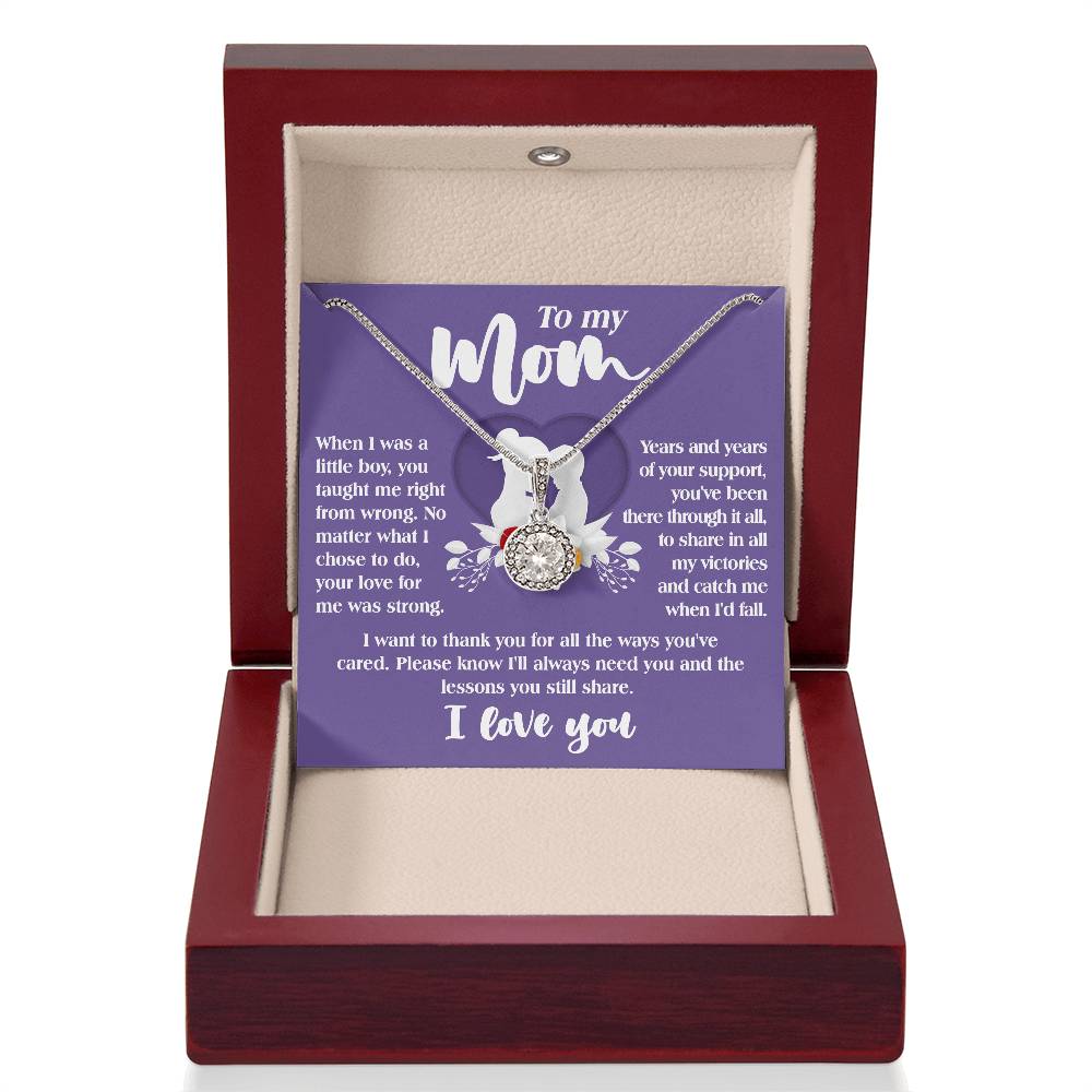 Gift For Mom From Son-Ways You've Cared-Eternal Hope Necklace