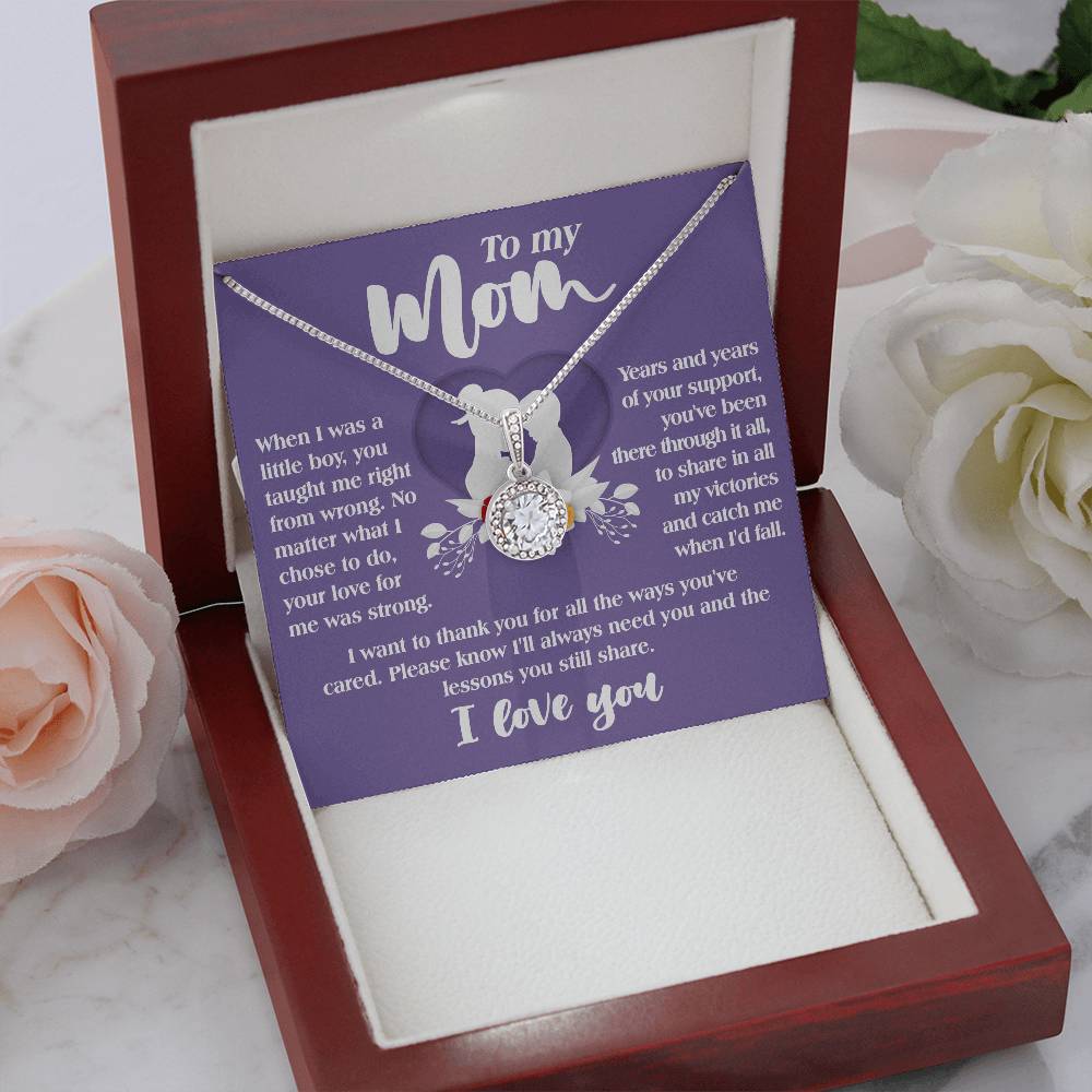 Gift For Mom From Son-Ways You've Cared-Eternal Hope Necklace