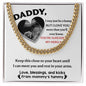 Gift for Dad-To Your Heart-Cuban Link Necklace