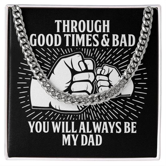 Gift for Dad-Be My Dad-Necklace