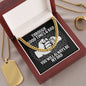Gift for Dad-Be My Dad-Necklace