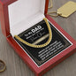 Gift For DAD-Promise Chain-Cuban Link Necklace