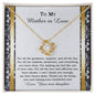 MOTHER-IN-LAW-Of Your Own-Love Knot Necklace