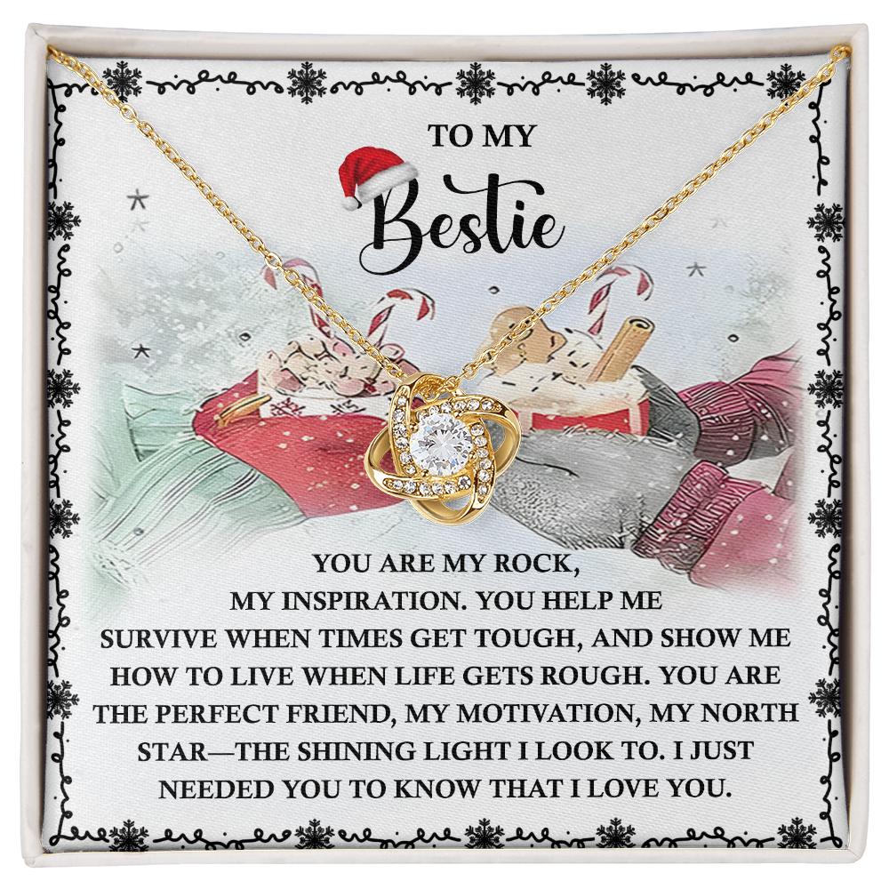 Best Friend-My North Star-Love Knot Necklace