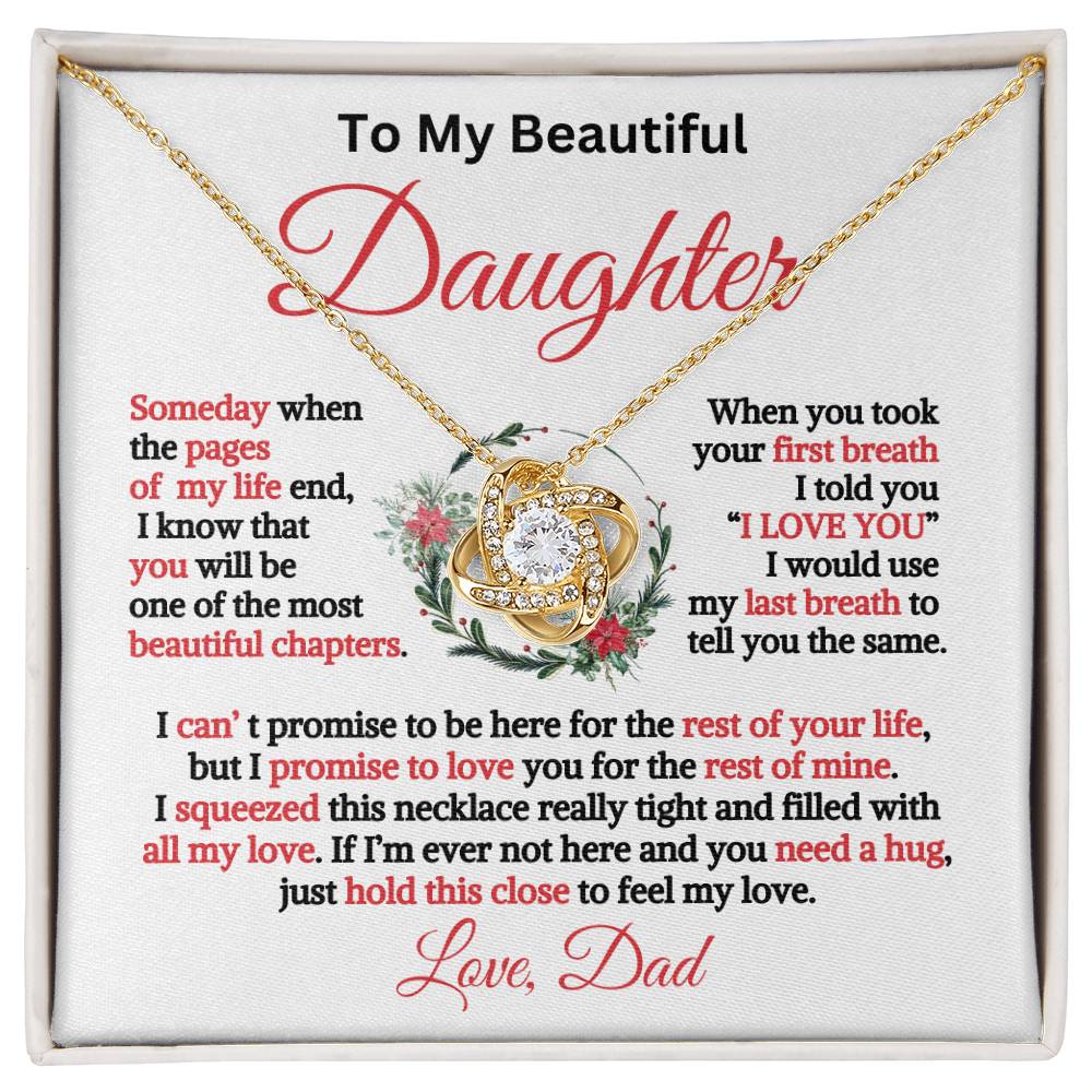 Gift for Daughter from Dad: Beautiful Chapters-Love Knot