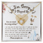 I'm Sorry-Precious Soul-Love Knot Necklace