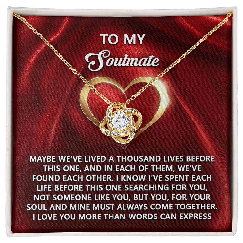 Soulmate:Your Soul-Love Knot Necklace