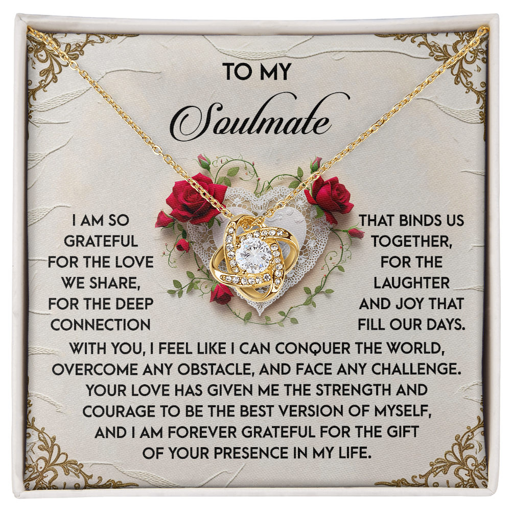 Soulmate-Our Day-Love Knot Necklace