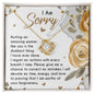 I'm Sorry-Amazing Woman-Love Knot Necklace