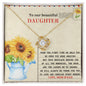 Gift for Daughter-The First Time-Love Necklace