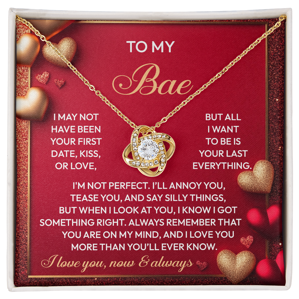 Soulmate-On my mind-Love Knot Necklace