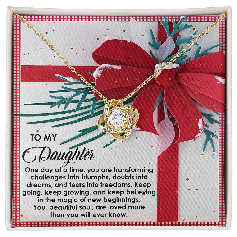 Gift for Daughter:Beautiful Soul-Love Knot