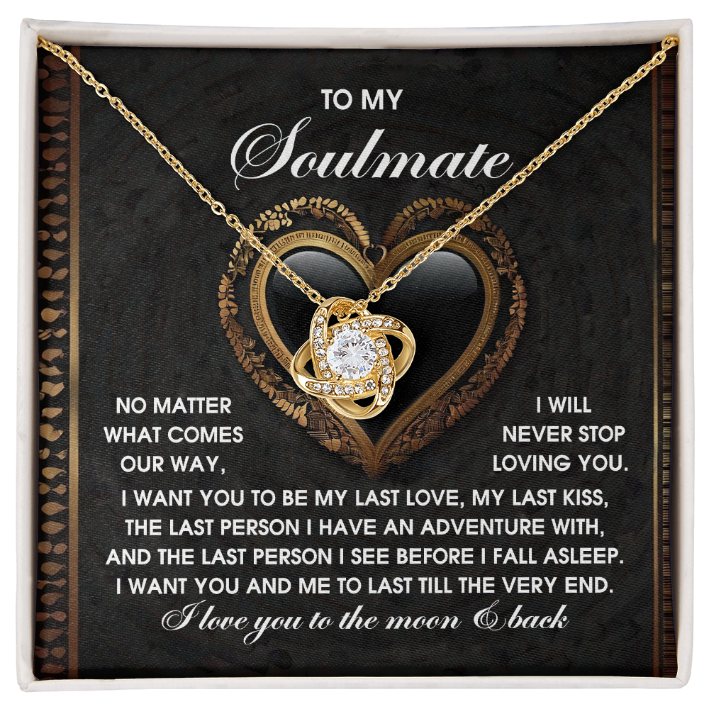 Soulmate: The Very End-Love Knot Necklace