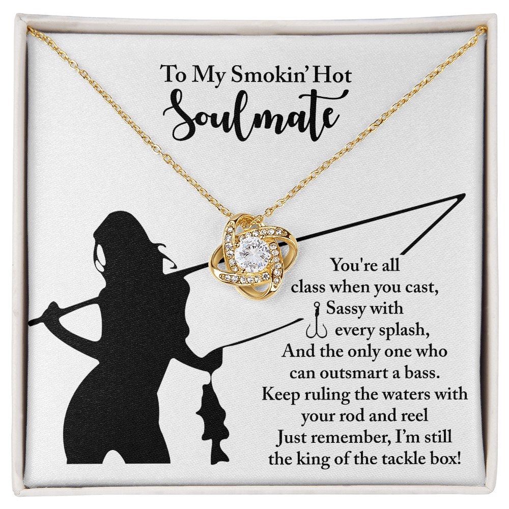Soulmate:Ruling The Water-Love Knot Necklace