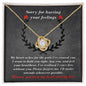 I'm Sorry-Make Amends-Love Knot Necklace