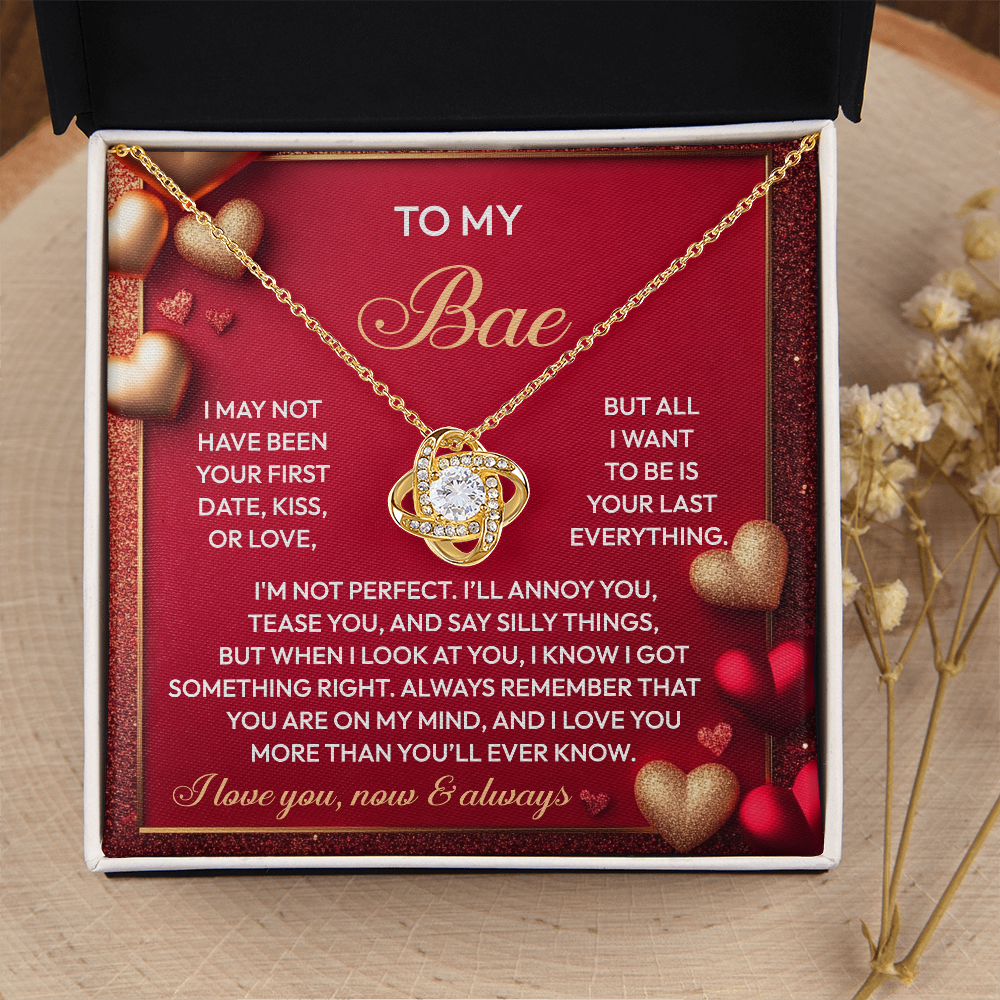 Soulmate-On my mind-Love Knot Necklace