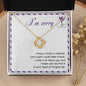 I'm Sorry-Take It Back-Love Knot Necklace